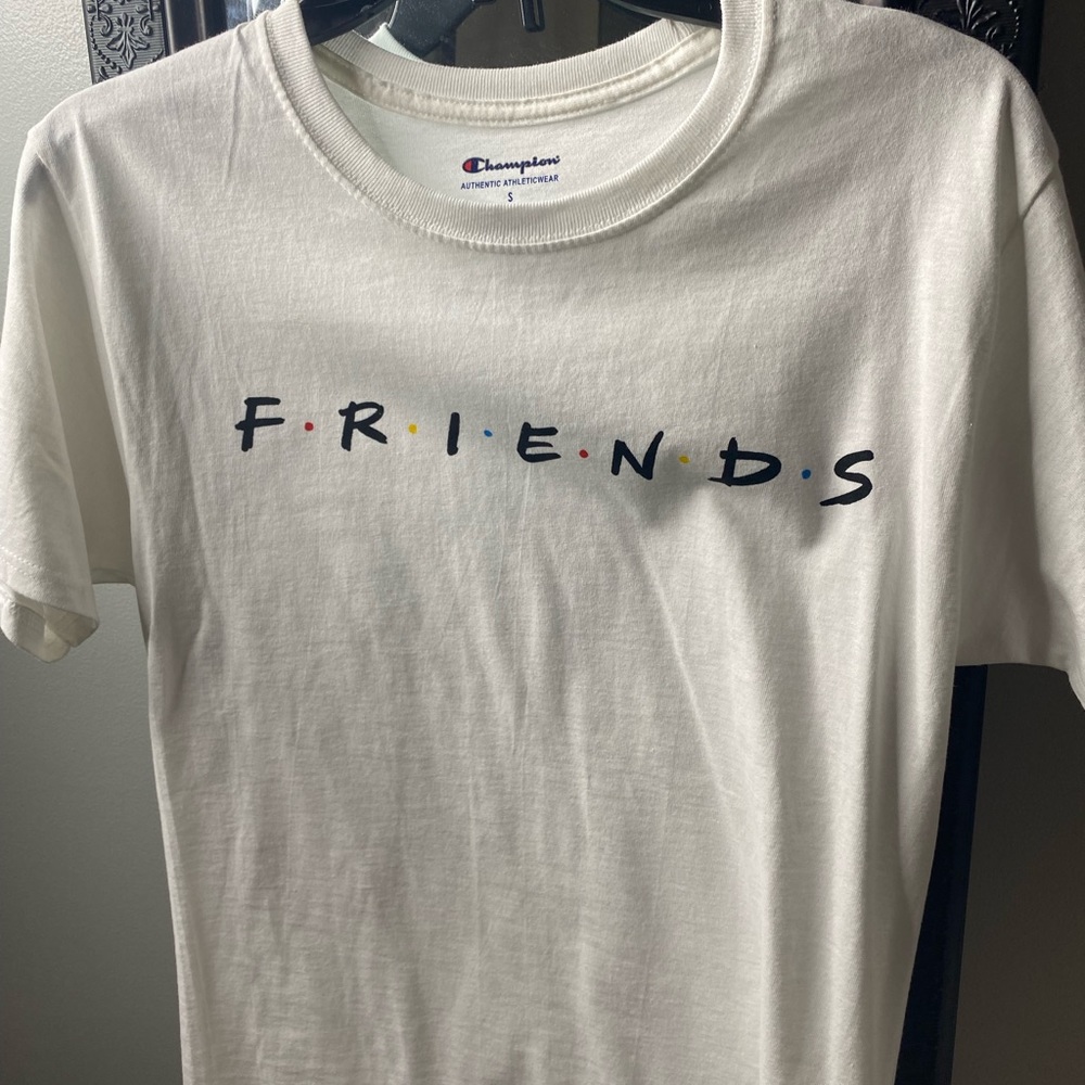 White champion tee